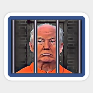 Trump Locked Up 2024 Sticker